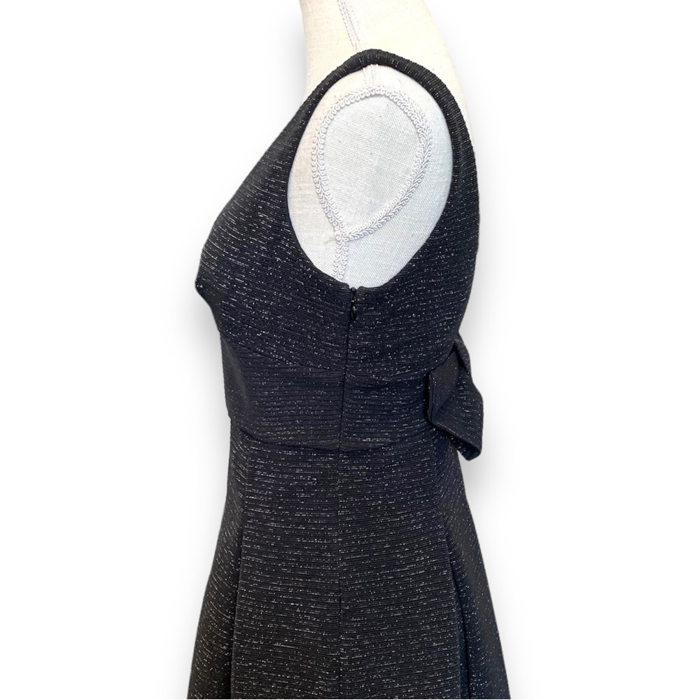 BETSEY JOHNSON | Little Black Low Back Cocktail Party Dress Size 6 - Picture 3 of 6